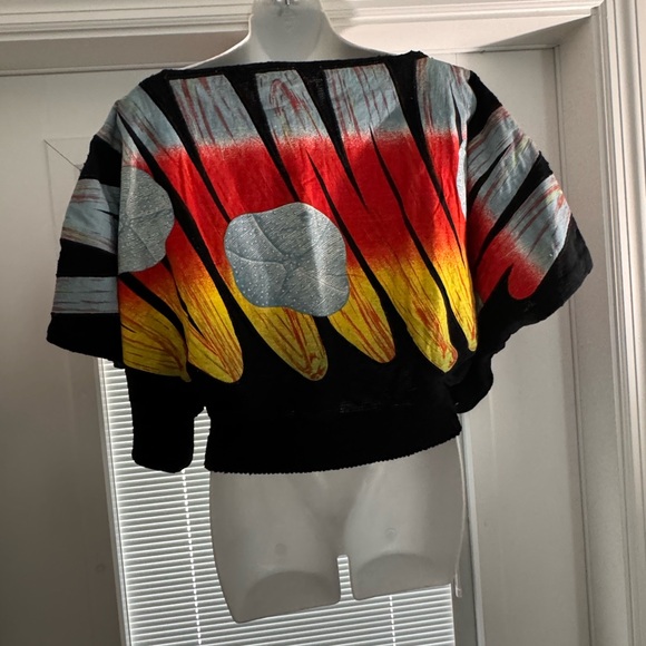 Vintage 80s Kansai Yamamoto Japanese designer sweater - Picture 2 of 4